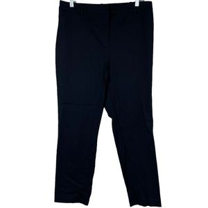 1. State Cropped High-Rise Professional Career Slacks Trousers Pants Black Basic